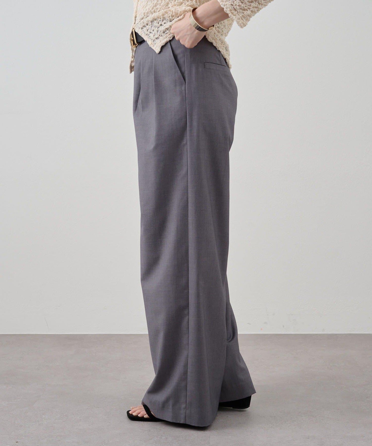 SHENERY 雙褶西裝褲