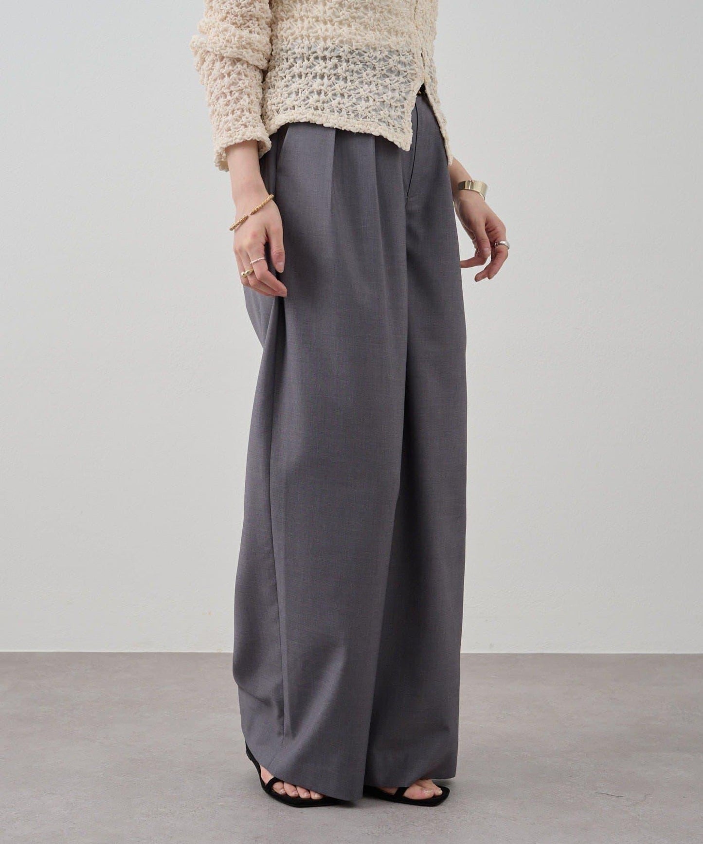 SHENERY 雙褶西裝褲