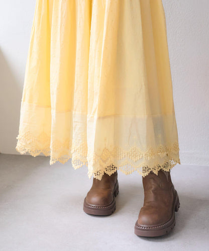 w closet 復古蕾絲半身裙
