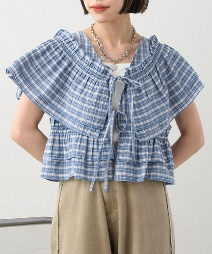 多穿法荷葉邊襯衫