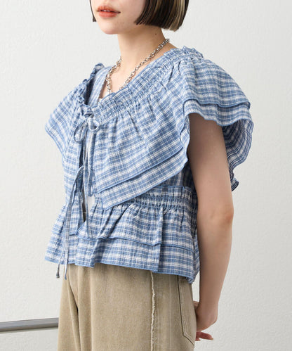 多穿法荷葉邊襯衫