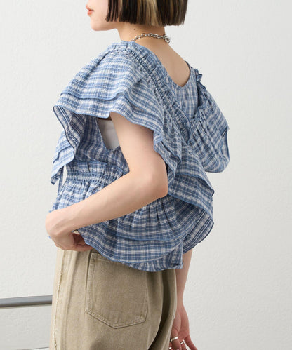 多穿法荷葉邊襯衫