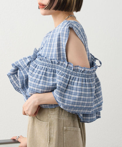 多穿法荷葉邊襯衫