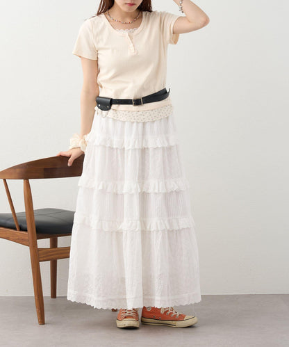 小花疊穿風 T恤