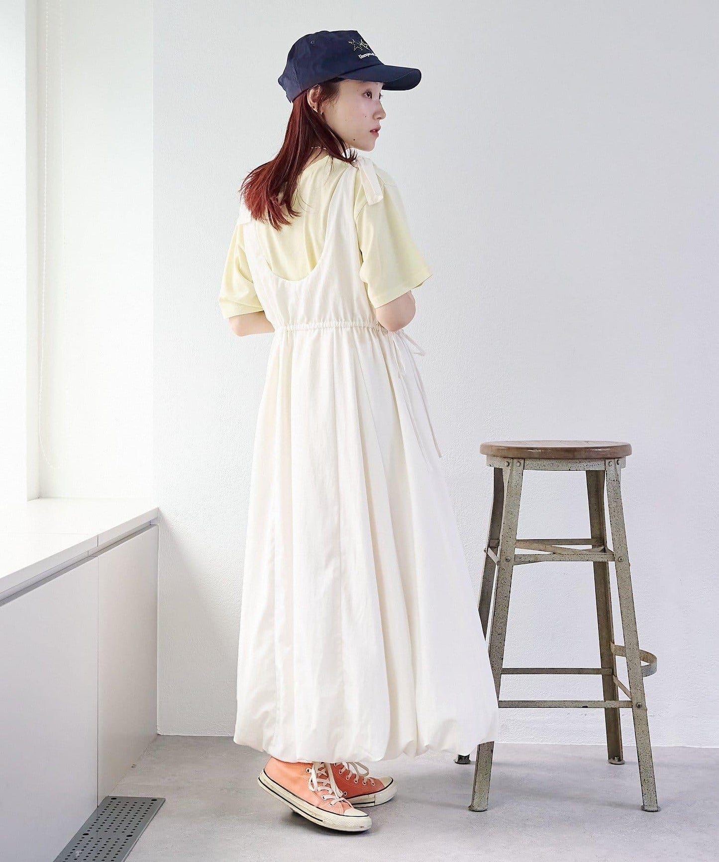 肩部蝴蝶結 蓬鬆廓形 連衣裙