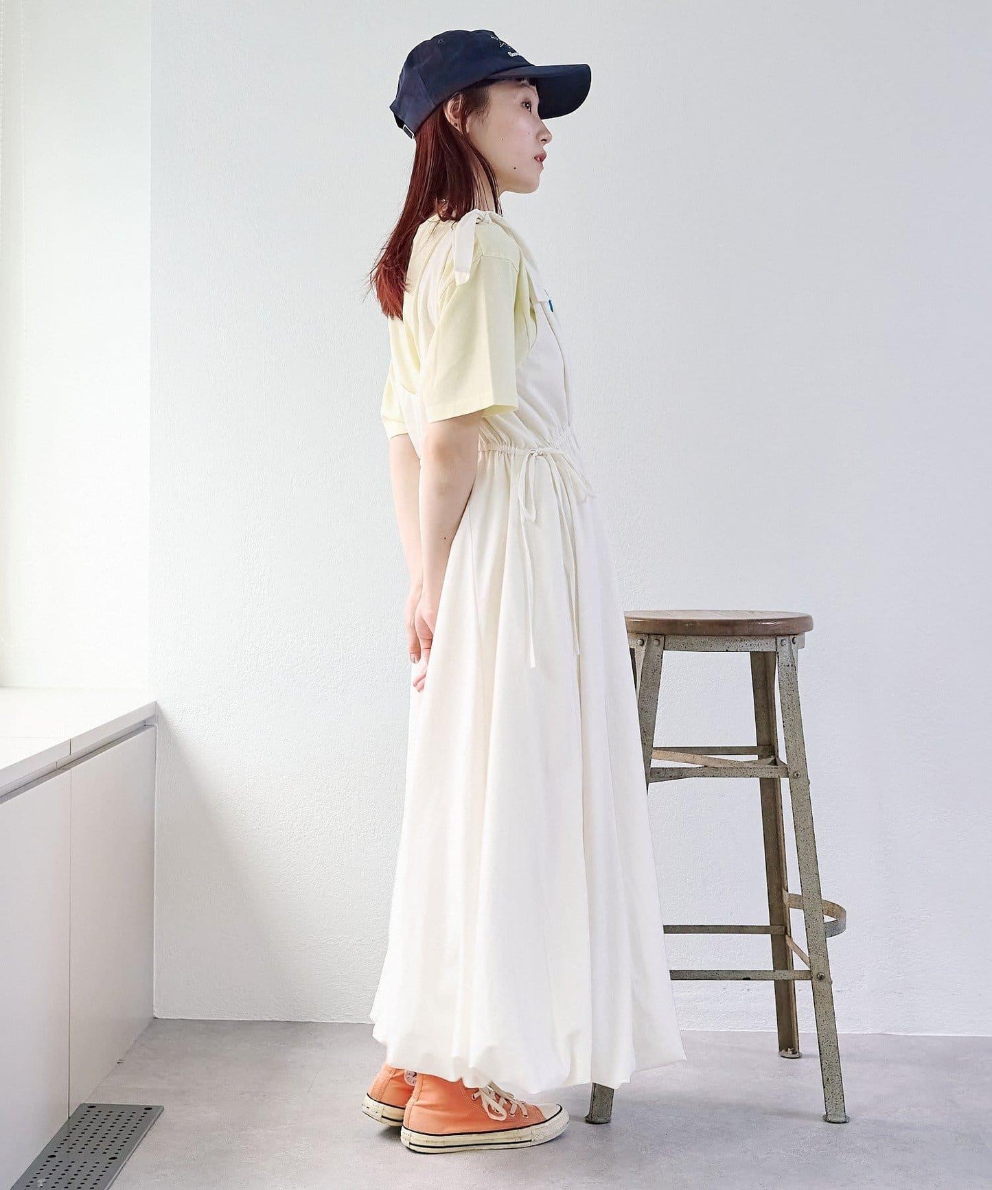 肩部蝴蝶結 蓬鬆廓形 連衣裙