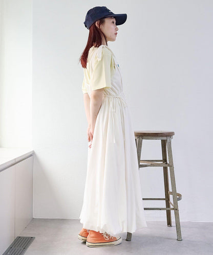 肩部蝴蝶結 蓬鬆廓形 連衣裙