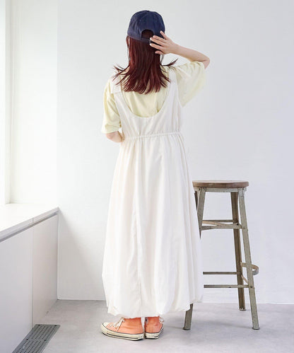 肩部蝴蝶結 蓬鬆廓形 連衣裙