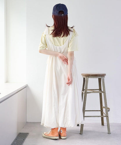 肩部蝴蝶結 蓬鬆廓形 連衣裙