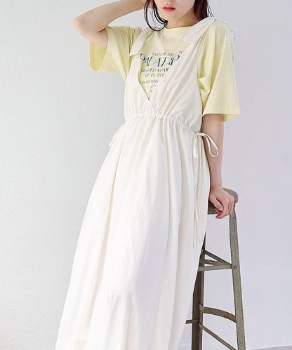 肩部蝴蝶結 蓬鬆廓形 連衣裙