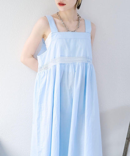 w closet 復古蕾絲長款連衣裙