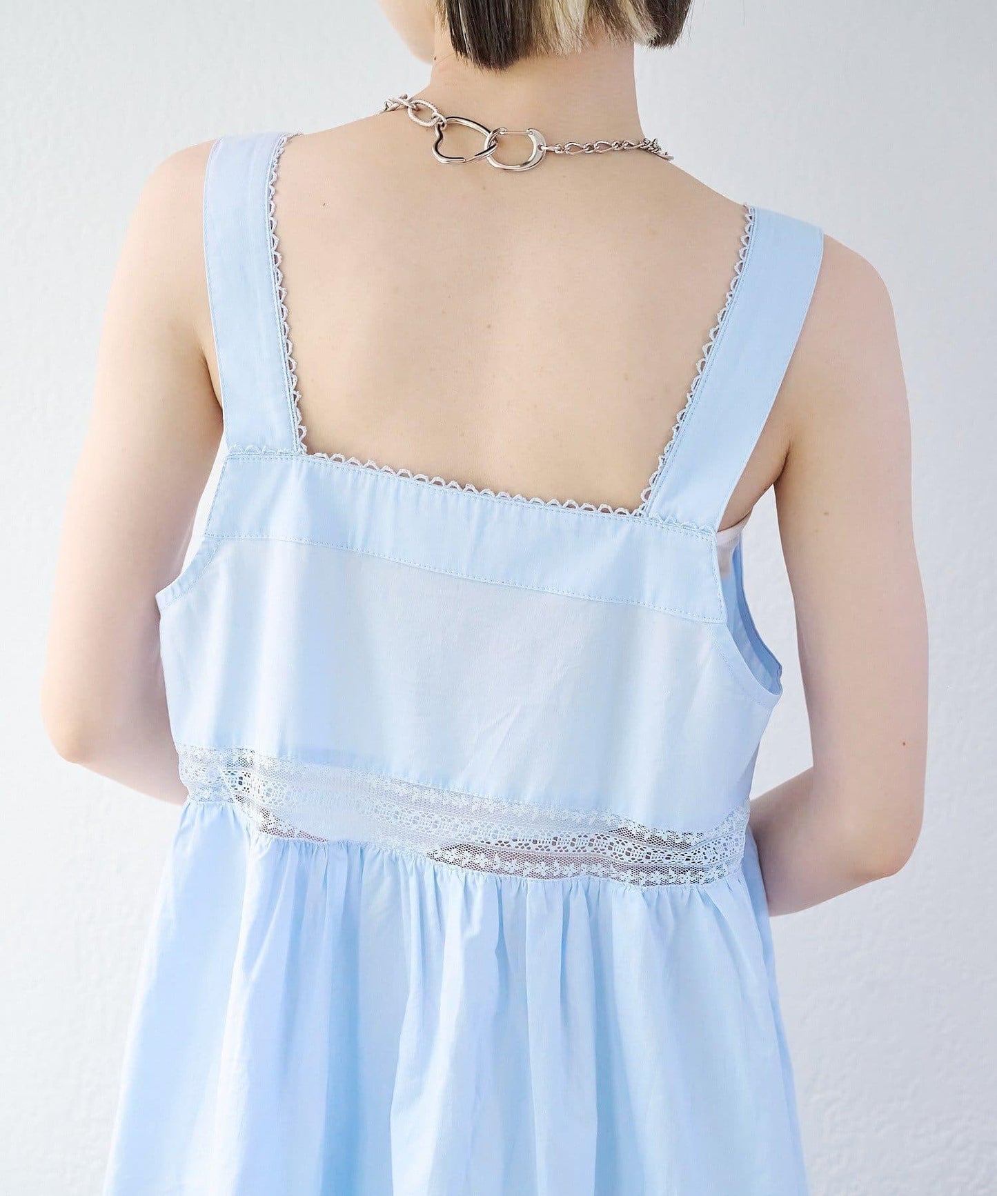 w closet 復古蕾絲長款連衣裙