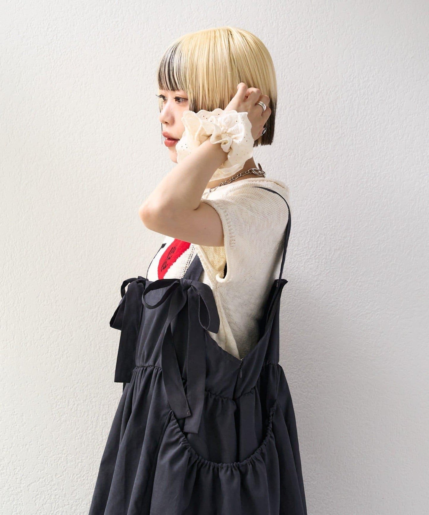 I LOVE 字母針織上衣