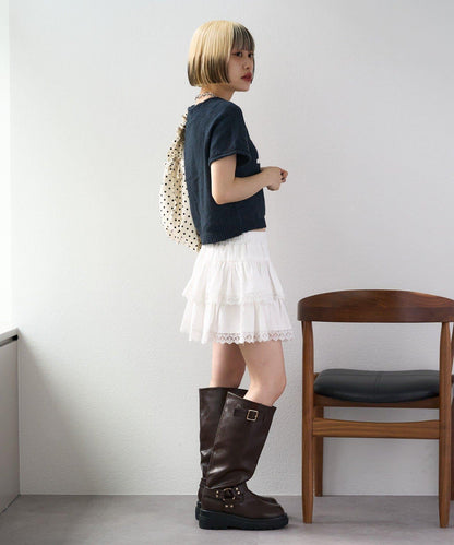 I LOVE 字母針織上衣