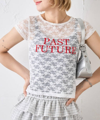 WHO'S WHO gallery FUTURE 蕾絲T恤