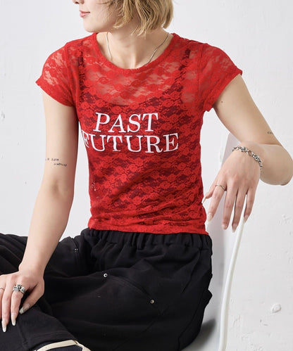 WHO'S WHO gallery FUTURE 蕾絲T恤