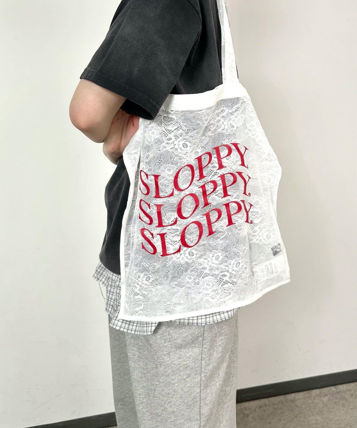 WHO'S WHO gallery SLOPPY 蕾絲托特包