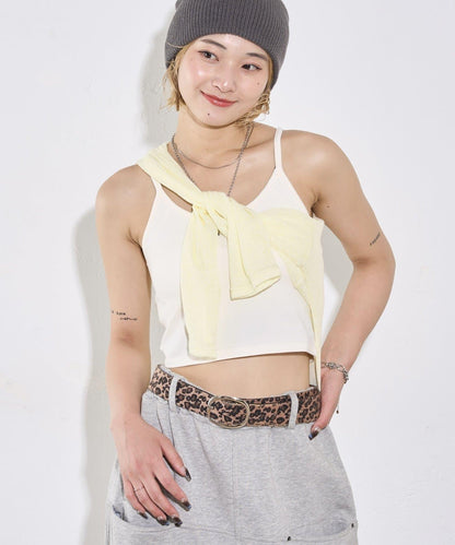 WHO'S WHO gallery 帶胸墊吊帶背心