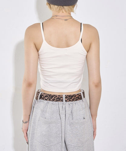 WHO'S WHO gallery 帶胸墊吊帶背心