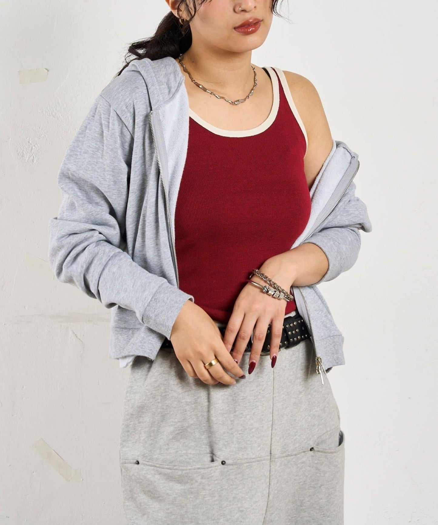 滾邊針織吊帶 6色可選