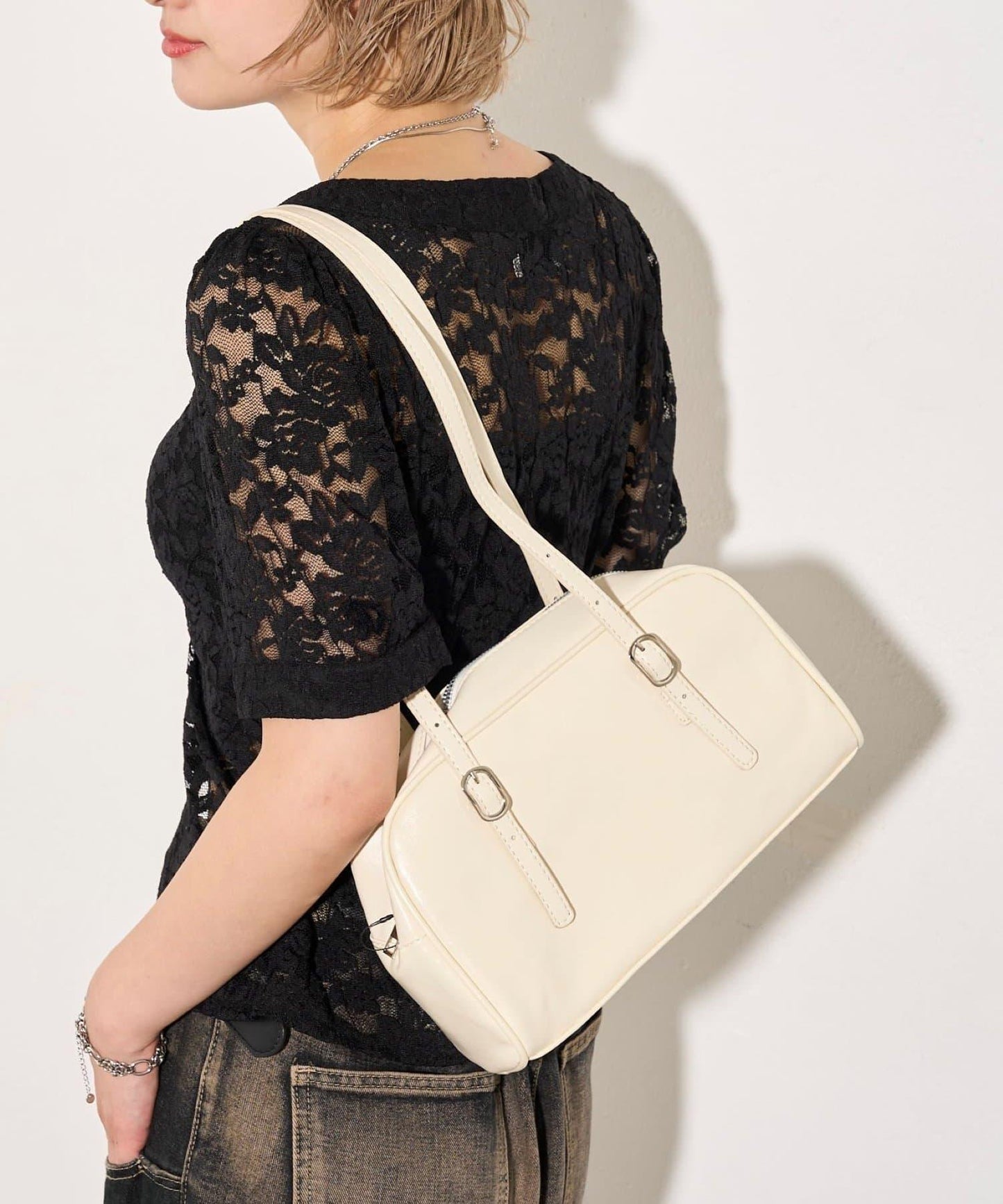 迷你單肩波士頓包