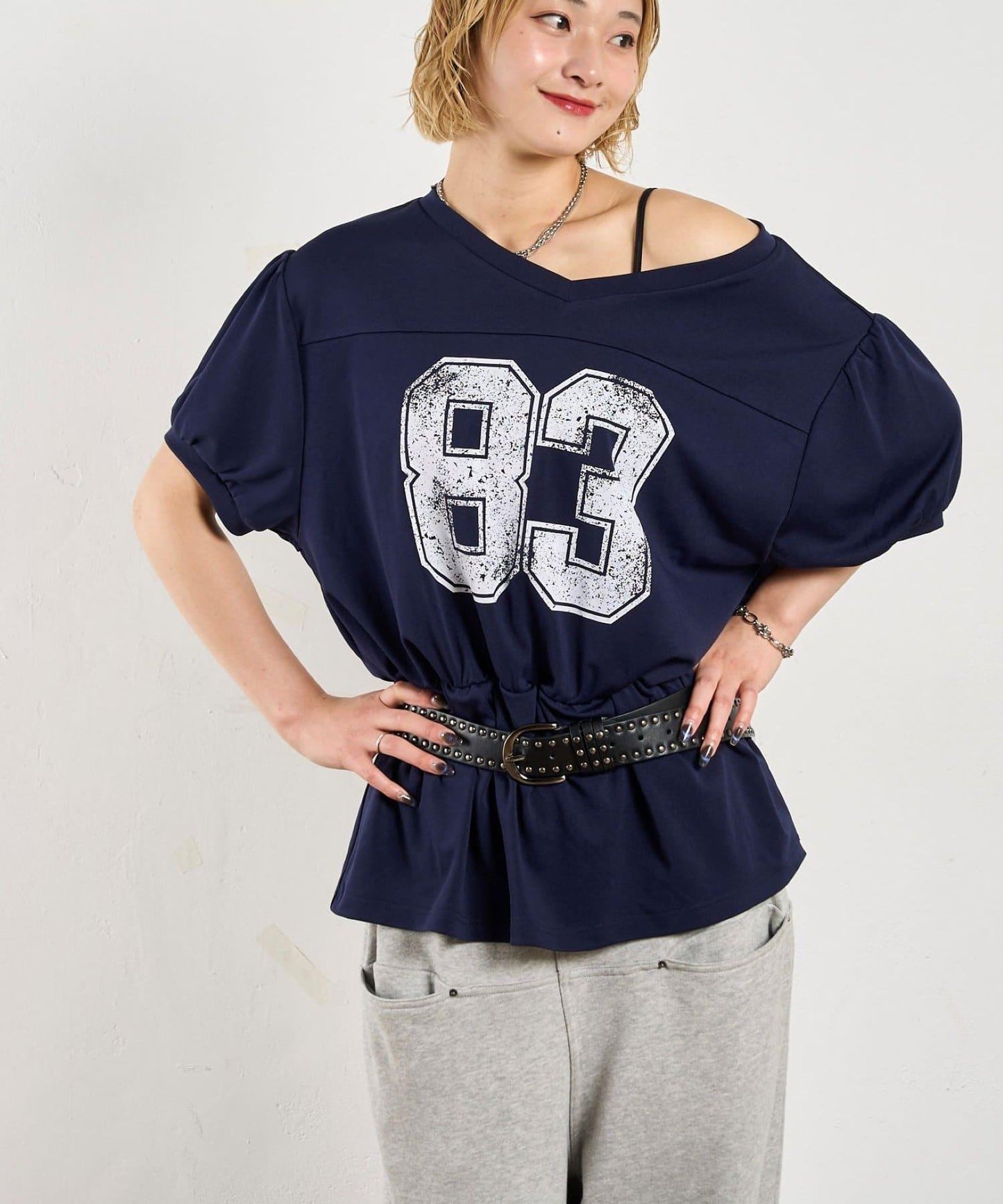 數字印花 中長款T恤