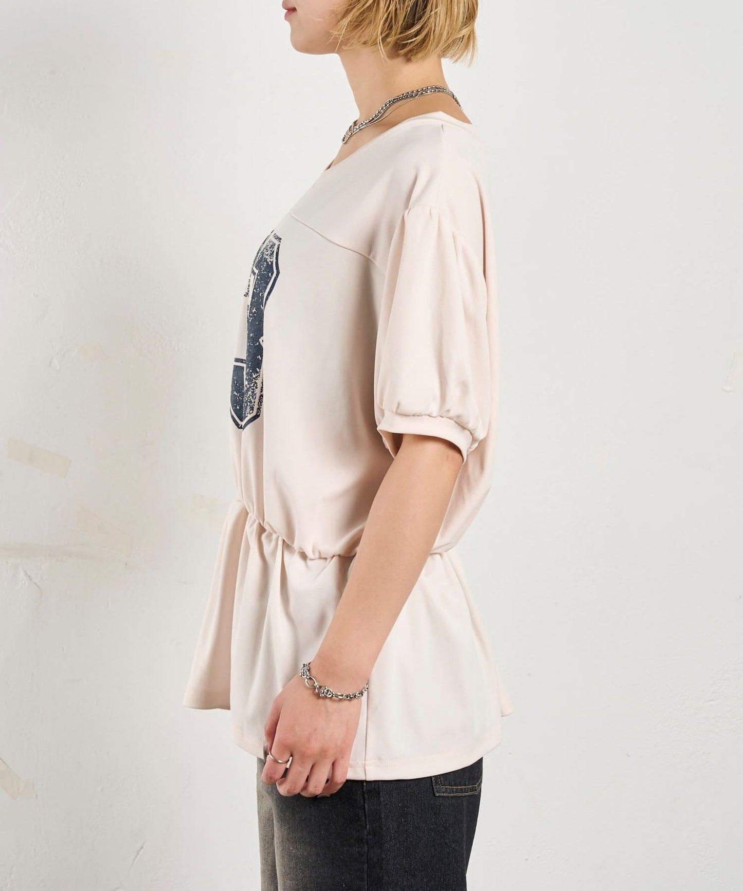 數字印花 中長款T恤