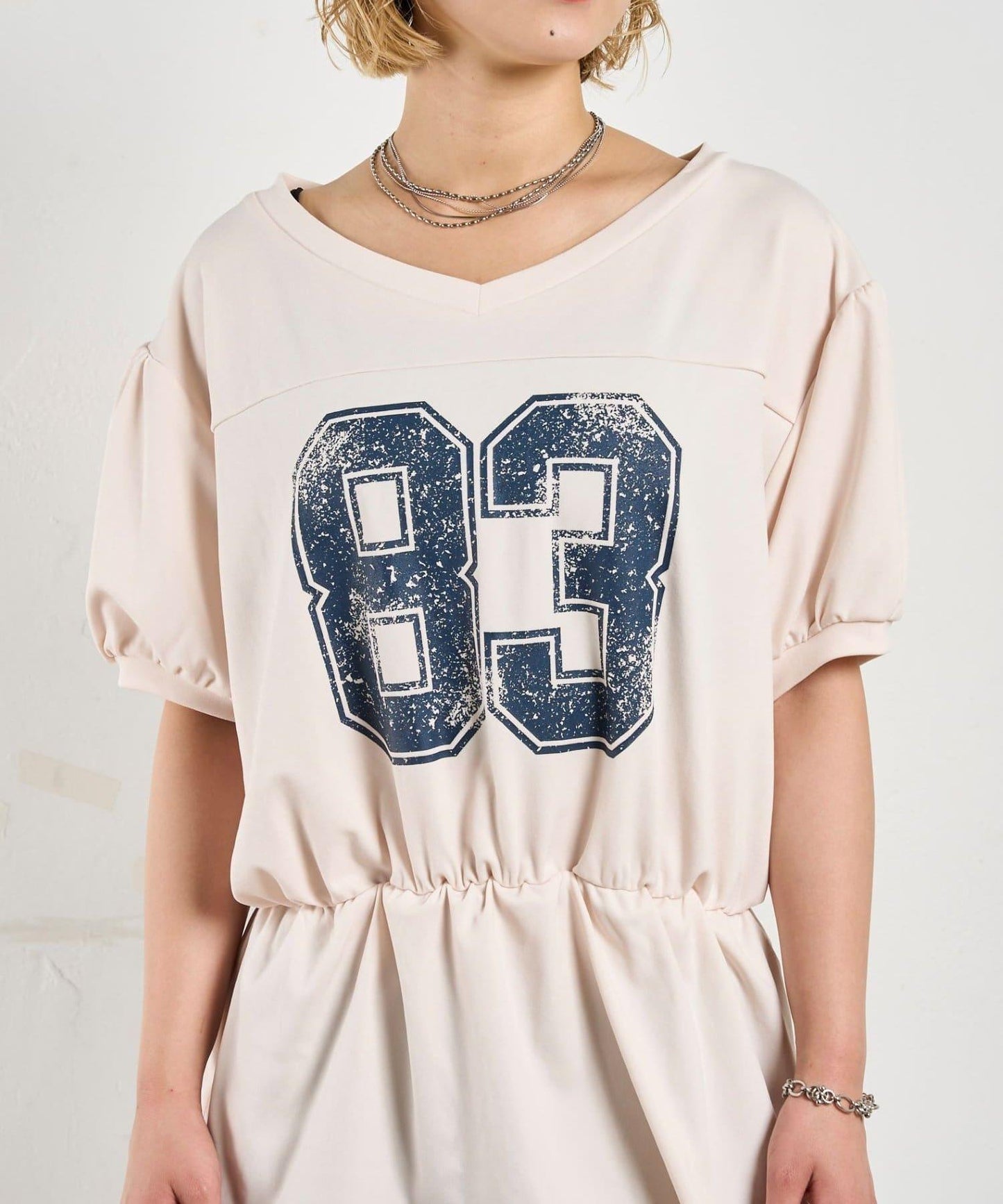 數字印花 中長款T恤