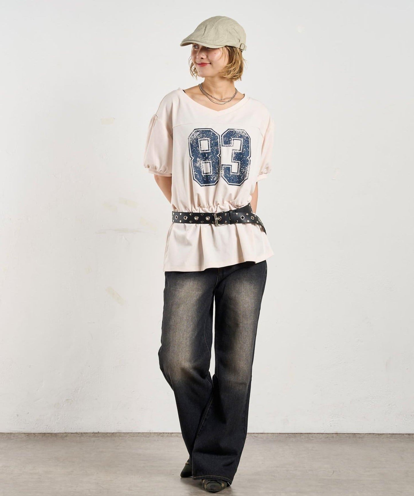 數字印花 中長款T恤