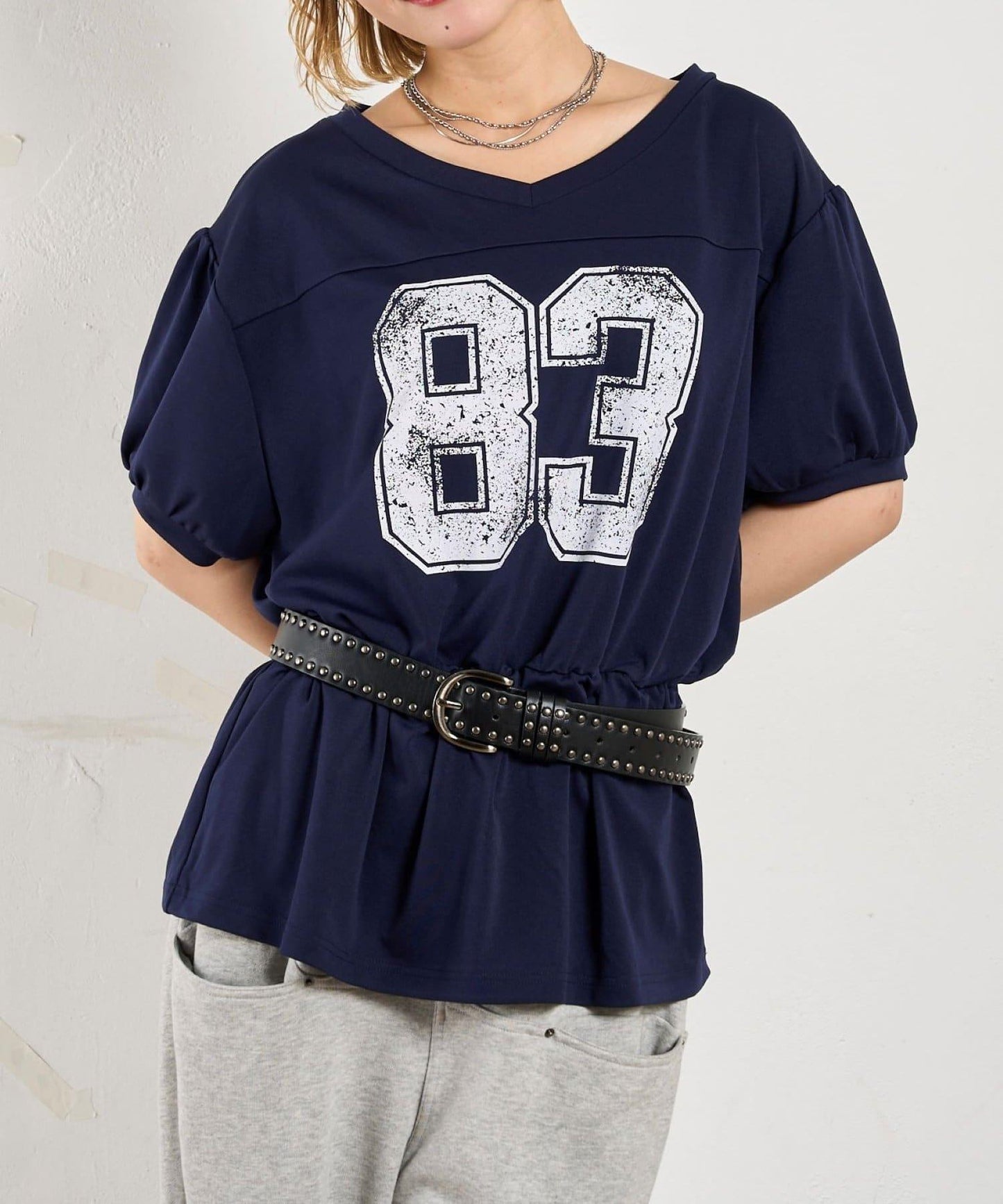 數字印花 中長款T恤