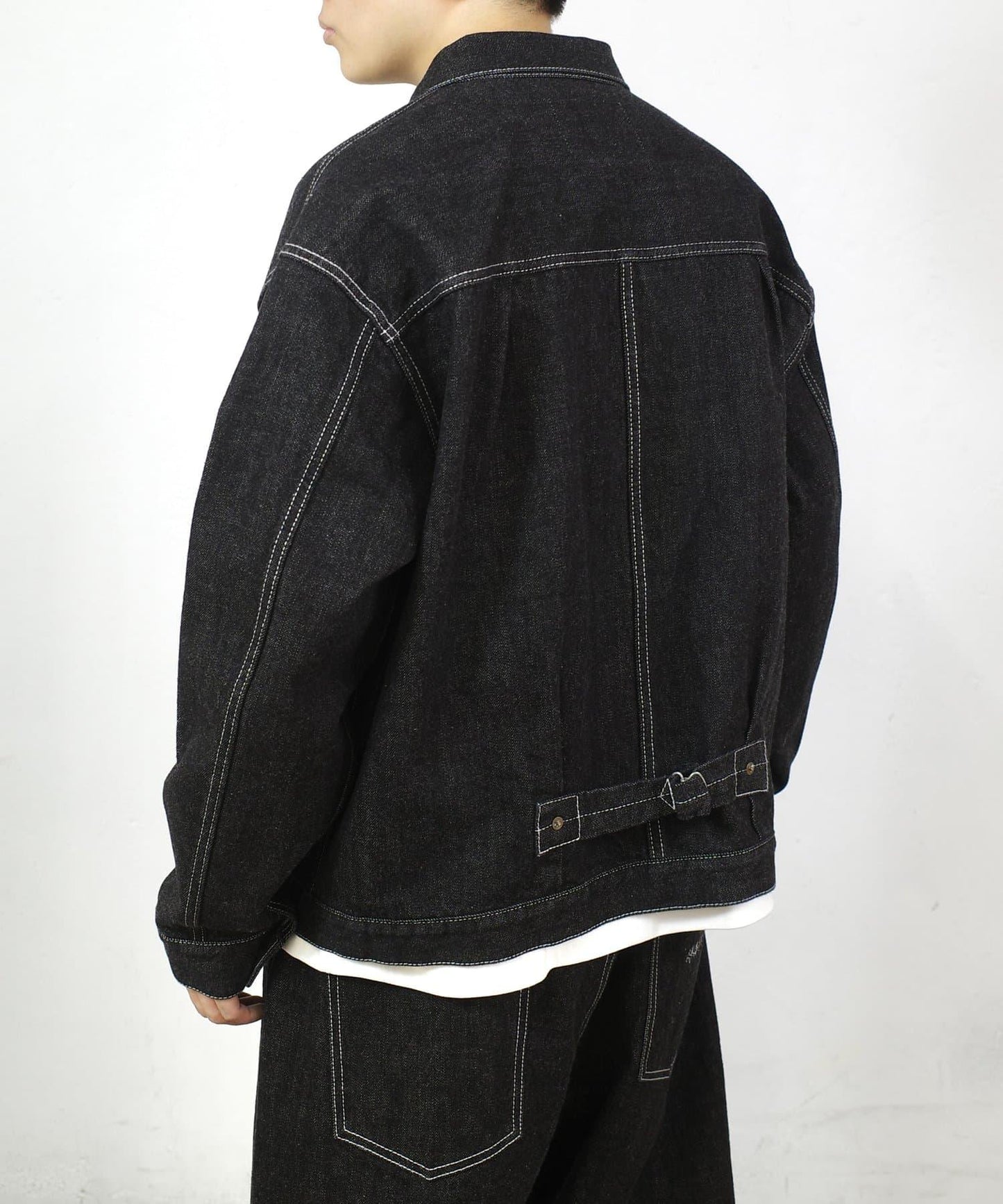 WHO'S WHO gallery 黑色牛仔夾克 日本製