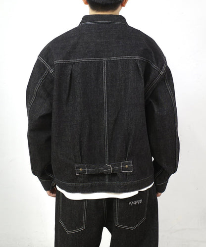 WHO'S WHO gallery 黑色牛仔夾克 日本製