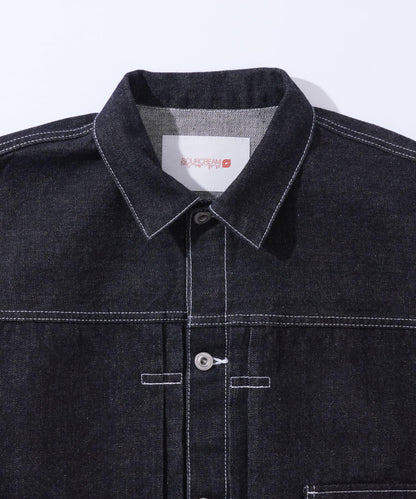 WHO'S WHO gallery 黑色牛仔夾克 日本製