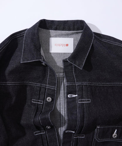 WHO'S WHO gallery 黑色牛仔夾克 日本製