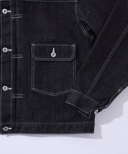 WHO'S WHO gallery 黑色牛仔夾克 日本製