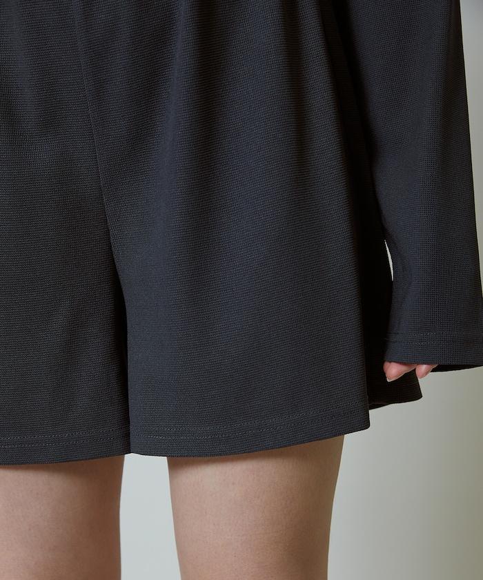 荷葉邊設計 開衫短褲 套裝