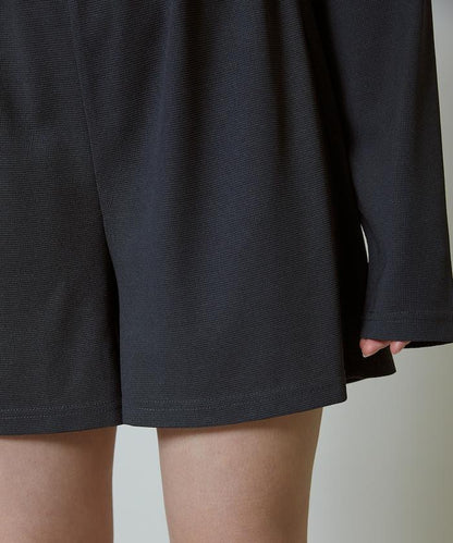 荷葉邊設計 開衫短褲 套裝