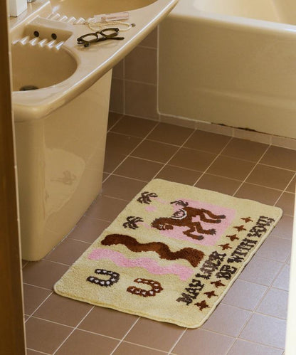 TOYAMEG 馬圖案入戶門墊