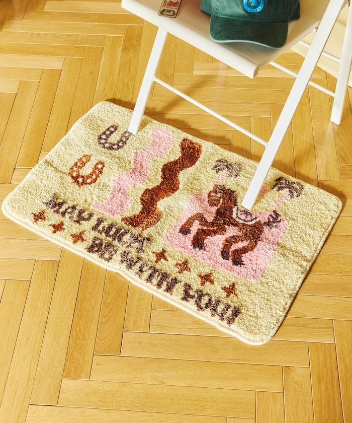 TOYAMEG 馬圖案入戶門墊