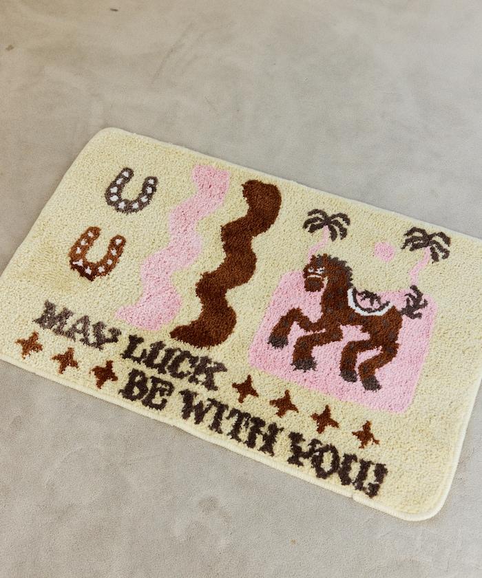 TOYAMEG 馬圖案入戶門墊