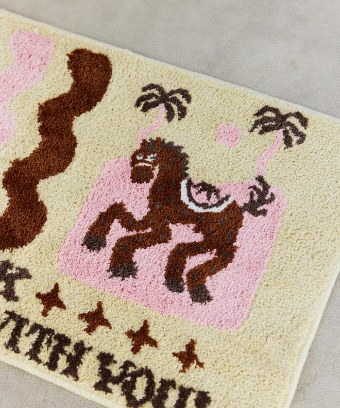 TOYAMEG 馬圖案入戶門墊