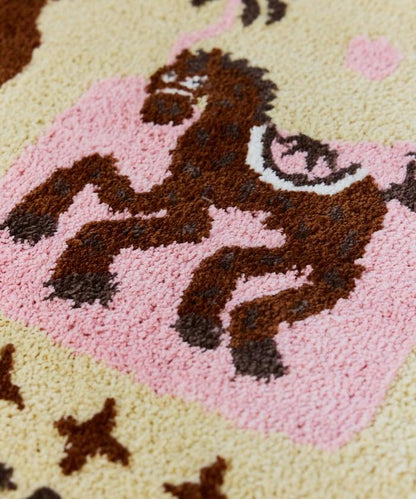 TOYAMEG 馬圖案入戶門墊