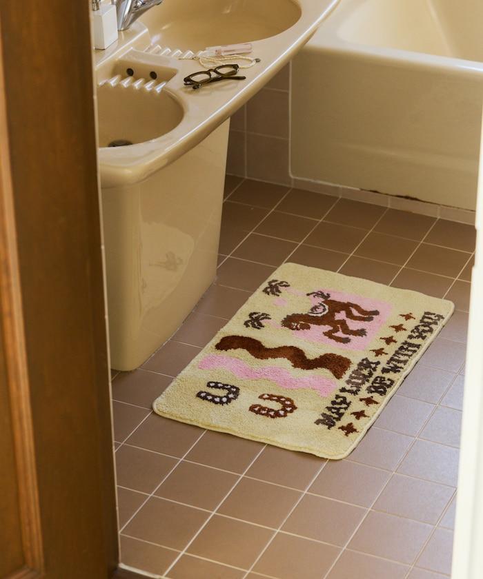 TOYAMEG 馬圖案入戶門墊