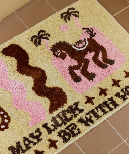 TOYAMEG 馬圖案入戶門墊