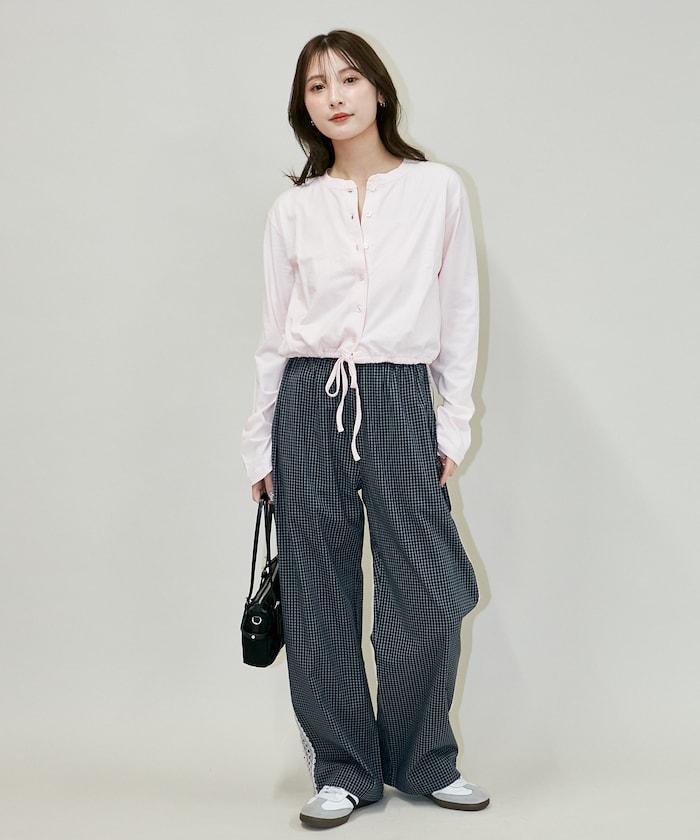 抽繩設計 針織開衫