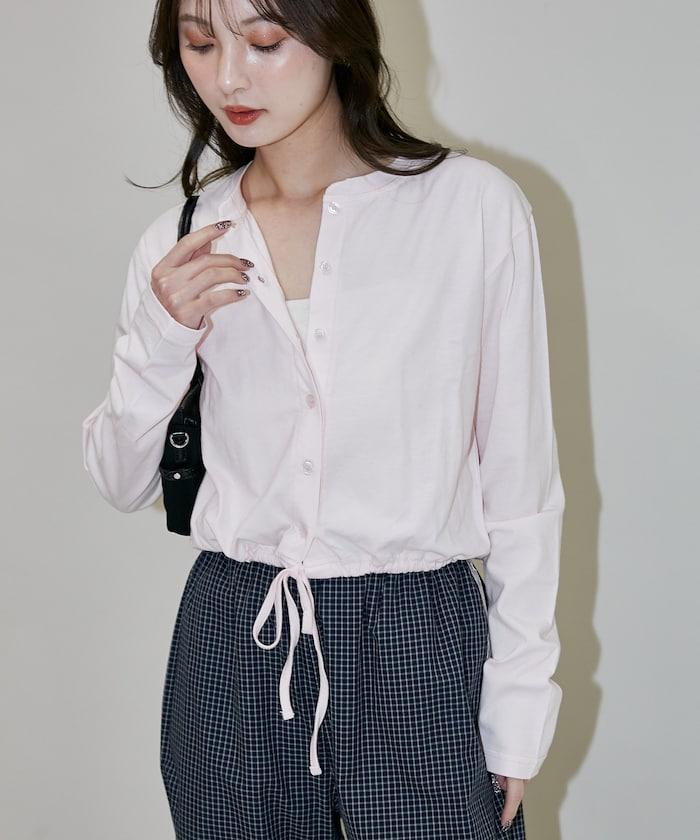 抽繩設計 針織開衫