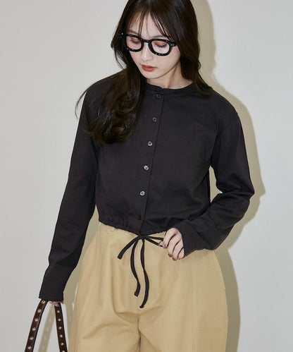 抽繩設計 針織開衫