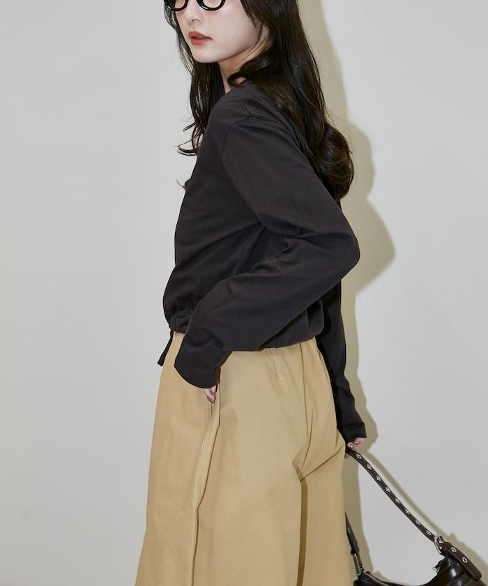 抽繩設計 針織開衫