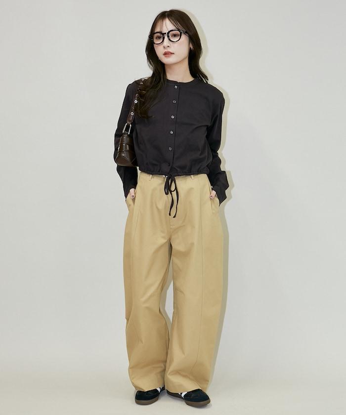 抽繩設計 針織開衫