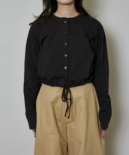 抽繩設計 針織開衫